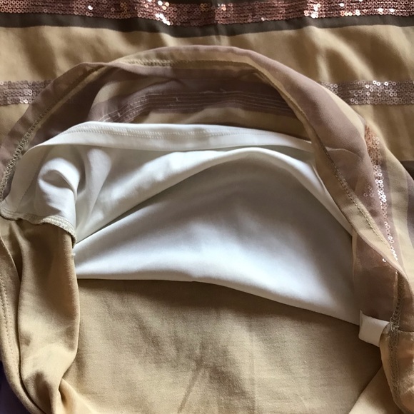 Express! Striped and Sequined Tank Top - Picture 7 of 9